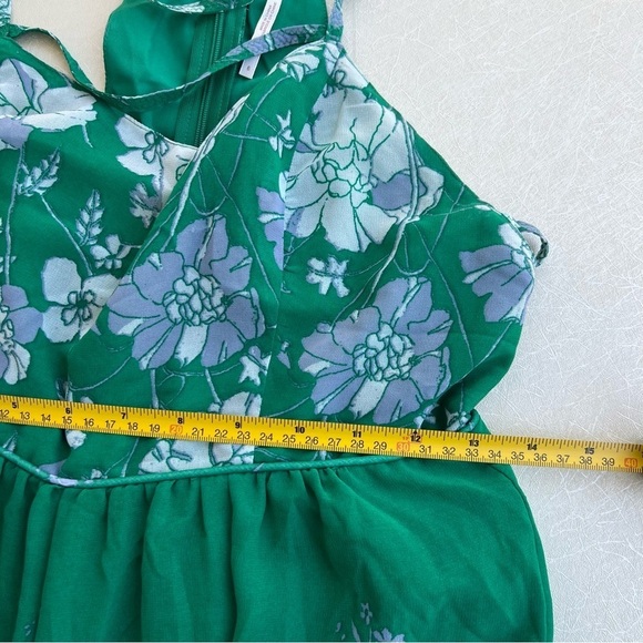 Free People Green Floral Jumpsuits & Rompers  Women Size 6 - Picture 5 of 9